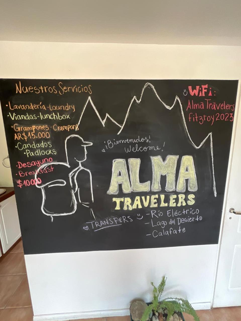 Hostel Alma Travelers El Chaltén Exterior foto